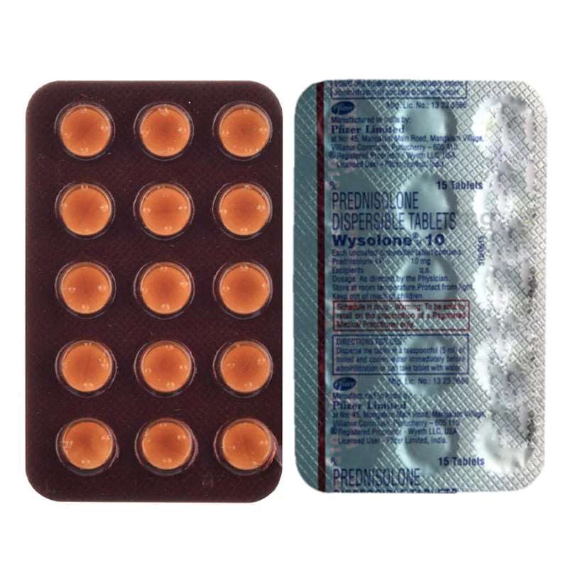 Prednisolone 10mg (Wysolone 10)