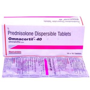 Prednisolone 40mg (Omnacortil 40)