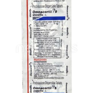 Prednisolone 5mg (Omnacortil 5)
