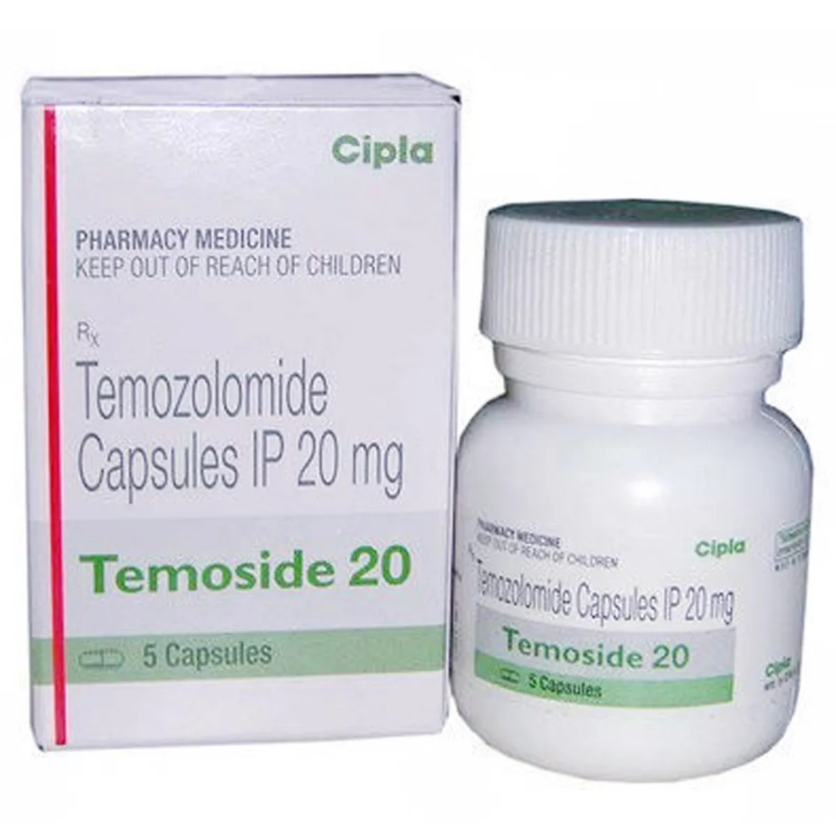 Temoside 20 Mg (Temozolomide)